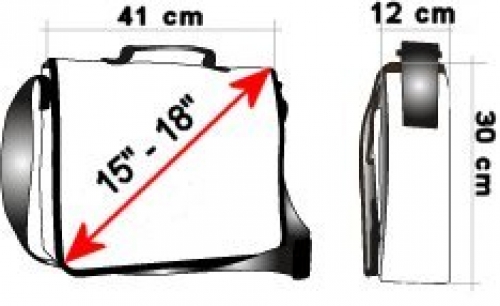 Padded laptop bag